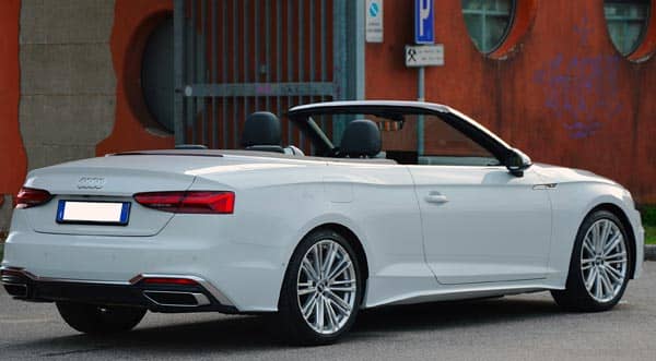 Audi A5 convertible for rent