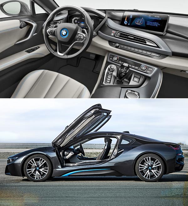 Bmw I8 for rent in Milan Italy