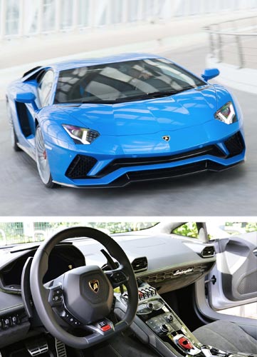 Lamborghini Aventador for rent