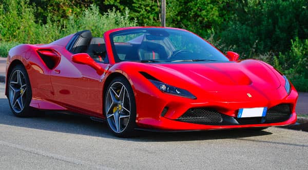 Rent a Ferrari F8 in Italy