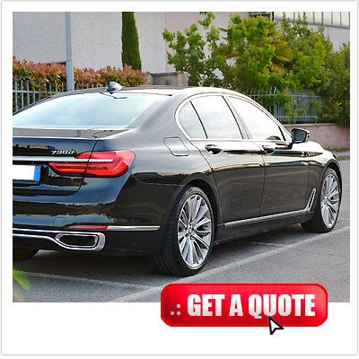Bmw 7 series for rent Italy exterior