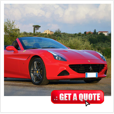 Ferrari California T for rent Italy interior