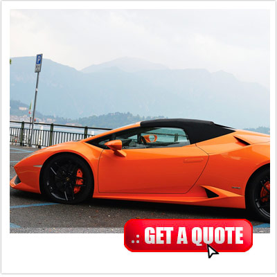 Lamborghini Huracan for rent Italy exterior