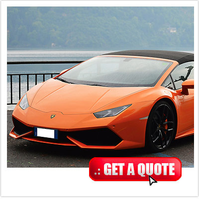 Lamborghini Huracan for rent Italy front