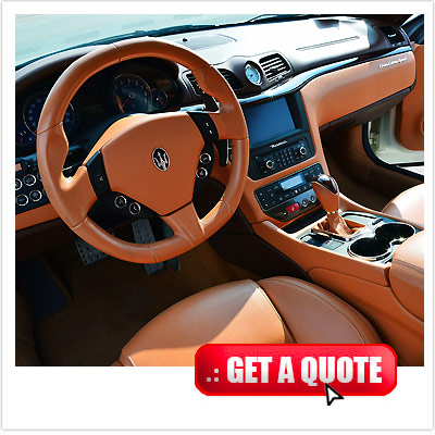 Maserati Gran Cabrio for rent Italy exterior